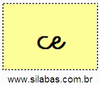 Sílaba CE