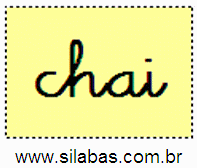 Sílaba CHAI