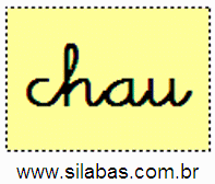 Sílaba CHAU