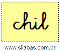 Sílaba CHIL
