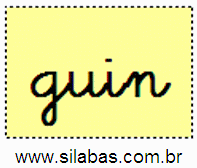 Sílaba GUIN
