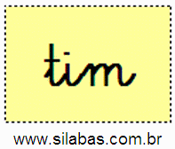 Sílaba TIM