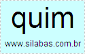 3ª Sílaba da Palavra Manequim