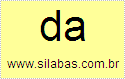 2ª Sílaba da Palavra Medalha