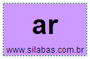 Sílaba AR