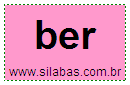 Sílaba BER