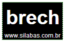 Silaba BRECH