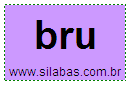 Sílaba Bru