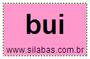 Silaba BUI