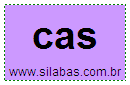 Sílaba Cas