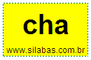 Sílaba Cha