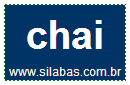 Sílaba Chai