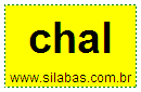 Sílaba CHAL