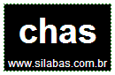 Sílaba CHAS