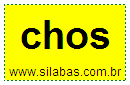 Silaba CHOS