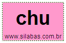 Silaba Complexa CHU