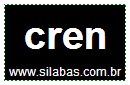 Sílaba CREN