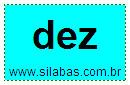 Silaba DEZ