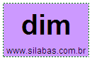 Silaba DIM