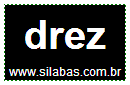 Sílaba Drez