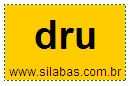 Silaba DRU