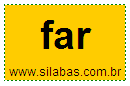 Sílaba Far