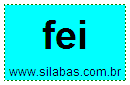 Silaba FEI