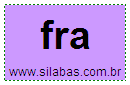 Silaba Complexa FRA