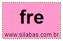 Silaba Complexa FRE