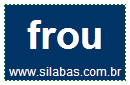 Silaba FROU