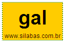 Sílaba GAL