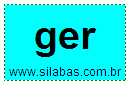 Silaba GER