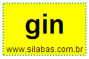 Sílaba Gin