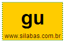 Silaba GU