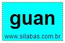 Silaba GUAN