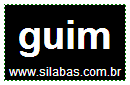 Silaba GUIM