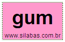 Sílaba GUM