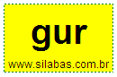 Sílaba GUR