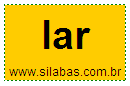 Sílaba Lar