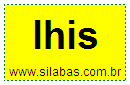 Silaba Complexa LHIS