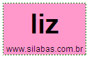 Sílaba LIZ