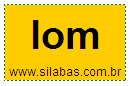 Silaba LOM