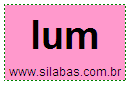 Sílaba LUM