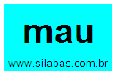 Silaba MAU