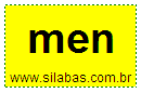 Silaba MEN