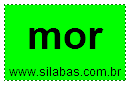 Sílaba Mor