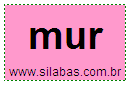 Sílaba Mur