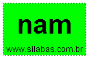 Silaba NAM