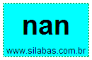 Silaba NAN