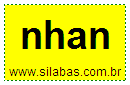 Silaba Complexa NHAN